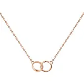 Daniel Wellington Elan Unity Collier en or rose, (Acier inoxydable, 45 cm)