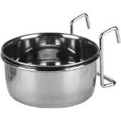Kerbl Edelstahlnapf mit Halter