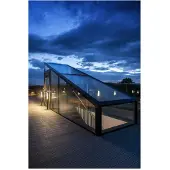 SLV Aponi lampe à poser LED ronde Aponi 90cm hauteur anthracite IP65 dimmable