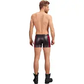 NEK - boxer zippé homme - bandes rouges latérales - noir - XL