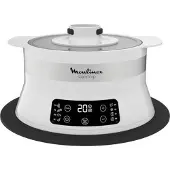 Moulinex Cuiseur vapeur 0.7l 550w blanc - - VJ504010 - steam'up