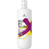 Schwarzkopf Professional Good Bye Yellow Neutralizing Bonding Wash Shampooing pour neutraliser les tons jaunes 1000 ml