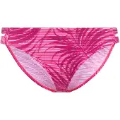 LASCANA Bas de bikini sport rose / rose foncé / blanc