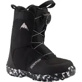 Burton - Boots de snowboard - Grom Boa Black - Taille Enfant 28 - Noir