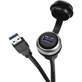 Lütze cordon USB 3 avec prise à encastrer type A