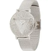 GUESS Montre à affichage analogique argent