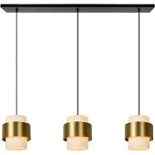 Lucide Firmin 3-Light Suspension Matt Gold / Brass