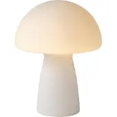 Lucide Lampe de table en verre champignon blanc E27 Fungo