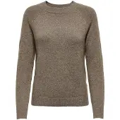 ONLY Pull-over 'RICA' marron chiné