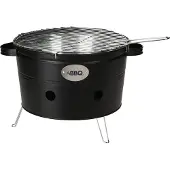 Koopman Home Elements Barbecue portable noir, 34,5 cm