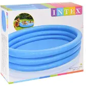 Intex Inflatable Pool Crystal - 3 anneaux - Piscine gonflable - 147 cm