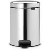 Brabantia Poubelle à pédale newIcon - 5 L, acier brillant