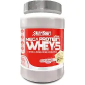 Nutrisport Mega Whey Protein Vanilla 900g Noir