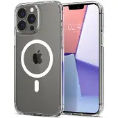 Spigen Coque Ultra Hybrid MagSafe pour Apple iPhone 13 Pro Max - Crystal Clear