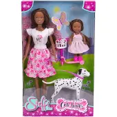 Smoby Steffi et Evi promènent leur chien 573-3605