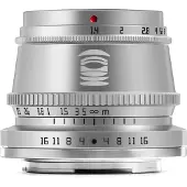 TTArtisan Monture Fuji FX 35mm f/1.4 Argent