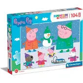 Clementoni puzzle 104 maxi SuperKolor Peppa 23752