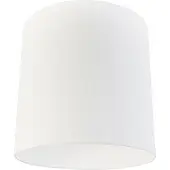 QAZQA Abat-jour cylindrique en tissu blanc 40/40/40