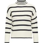 ONLY Pull-over 'ONLIbi' beige / noir
