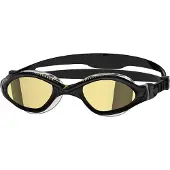 Zoggs Tiger Lsr+ Mirror Swimming Goggles Noir Small