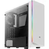 Aerocool Rift - Midi Tower - ATX - ohne Netzteil (ATX) - weiß - USB/Audio (ACCM-PV13012.21)