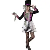 Atosa Hatter Halloween Woman Costume Multicolore 3-4 Years Enfants