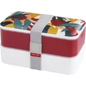Easy life Lunch Box Rouge 2 Compartiments 2x60cl + Couverts