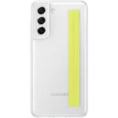 Samsung Galaxy S21 FE Slim Strap Back Cover Blanc