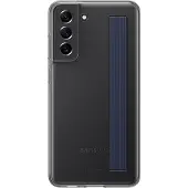 Samsung Galaxy S21 FE Slim Strap Back Cover Noir