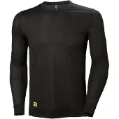 Helly Hansen Hommes, T-shirt fonctionnel, Sous-maillot thermique Lifa taille M noir (M), Noir, M