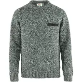 Fjall Raven - Pull en laine - Lada Round-Neck Sweater M Grey pour Homme en Laine - Taille M - Gris