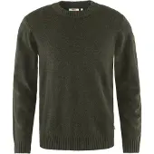 Fjällräven Övik Round Sweater Vert S Homme