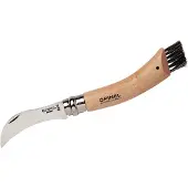 Opinel - Couteau pliable à champignons - Couteau Tradition Champignon T8 en Bois - Beige