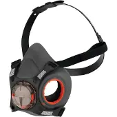 Un Demi-masque Force8 Press Check Protection Respiratoire Réutilisable Avec Vérification D'étanchéité Instantanée. -