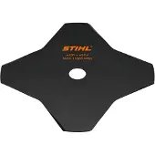 Stihl Couteau à herbe 4 pales diamètre 230mm alésage 25,4mm - - 4001-713-3801