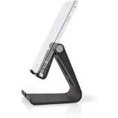 Nedis Support pour smartphone/tablette Modes réglables Utilisation au bureau/à la maison Pour regarder, Support pour smartphone, Noir