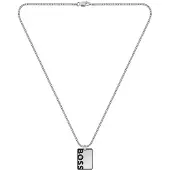 BOSS Chaîne noir / argent