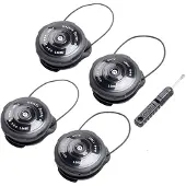 Cube Reel Knob Disc Closure Argenté Homme