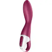 Satisfyer Heated Thrill - Vibromasseur chauffant contrôlé par application (rouge)