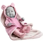 Paola Reina Ensemble de vêtements Bebitos fille rose/chiffon (45cm)