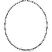 GUESS MY CHAINS Collier, (Acier inoxydable, 53 cm)