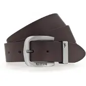 Mustang Ceinture brun foncé / argent