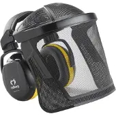 Hellberg Safety Visière combi en nylon et bandeau jaune Secure 2 de