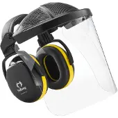 Hellberg Visière combinée PC & bandeau jaune Secure 2