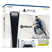 Sony SON PS5 + FIFA23 Voucher Noir, Blanc Bluetooth/USB Manette de jeu Analogique/Numérique PlayStation 5