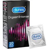 Durex Préservatifs Orgasm' Intense - 10 Préservatifs Extra Lubrifiés Stimulants et Texturés 10 pc(s) Concentré