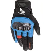 Alpinestars Honda Smx Z Drystar Noir Bleu Bright Rouge Gants Taille S