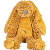 Happy horse Doudou lapin Richie ocre petit - Jouet doux en peluche