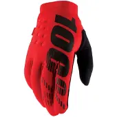 100% Brisker Off-road Gloves Rouge M / Short Homme