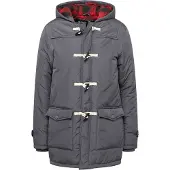 Indicode Manteau duffle Baltico hommes - Gris foncé